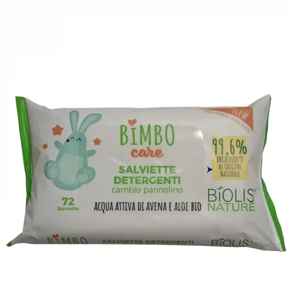Bimbo Care Salviettine Detergenti Cambio Pannolino 72 Pz