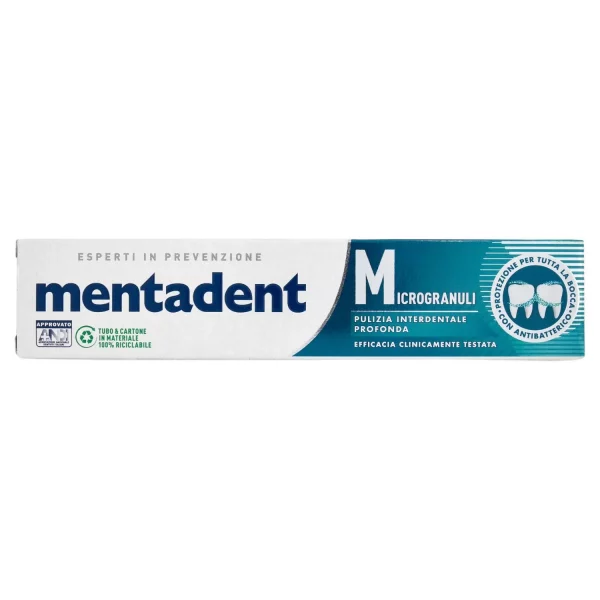 mentadent migrogranuli fronte Mentadent Microgranuli 75 ml